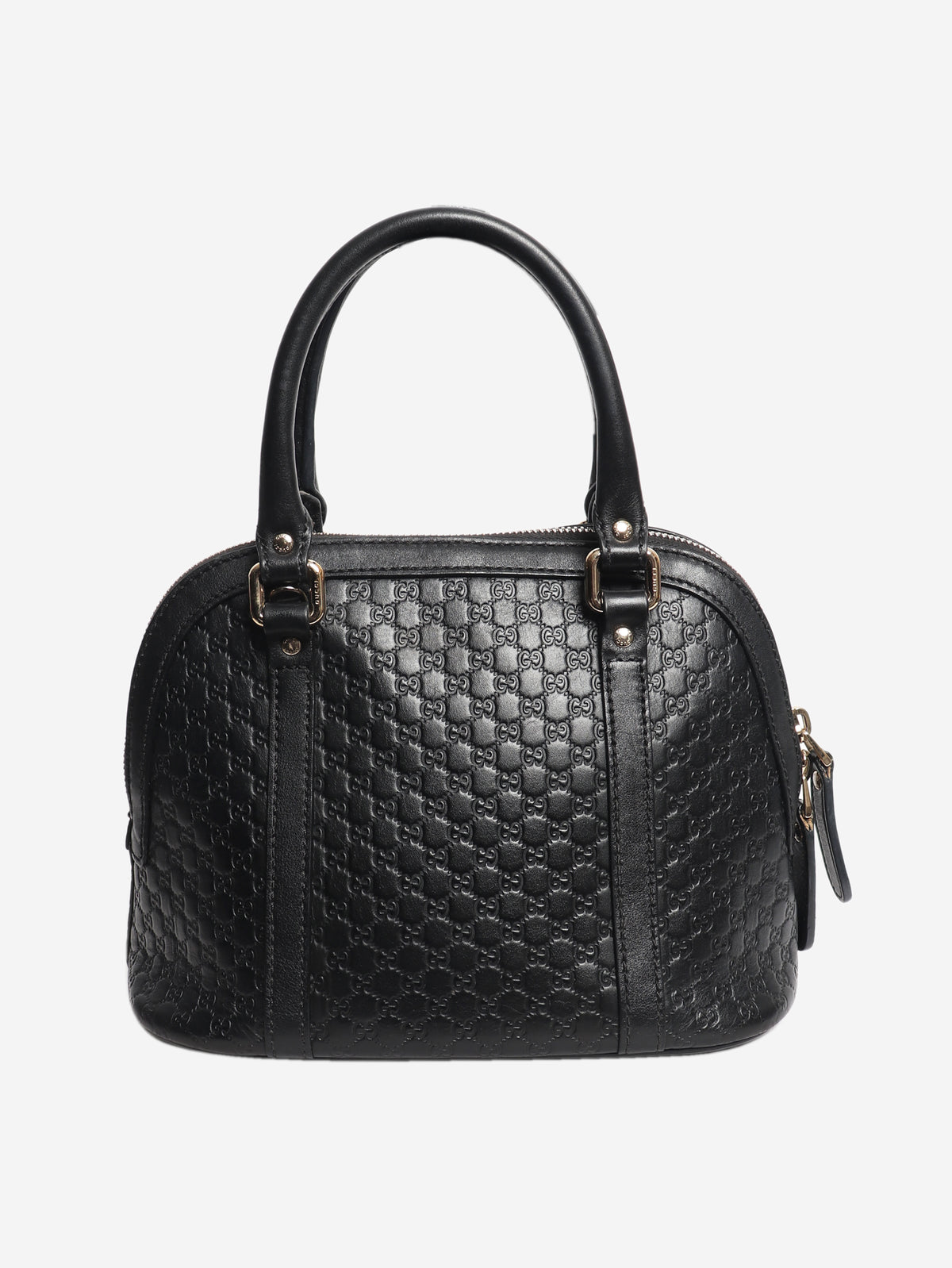 Black Guccissima Dome 2way bag