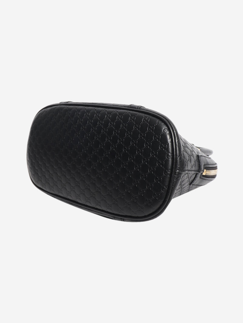 Black Guccissima Dome 2way bag
