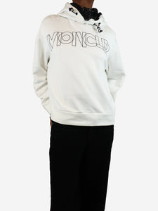 Moncler White hoodie - size XS