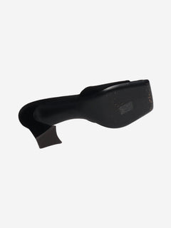 Black velour heels - size EU 40 (UK 7) Heels Giuseppe Zanotti 