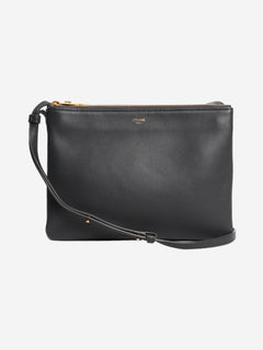 Black Trio large shoulder bag
