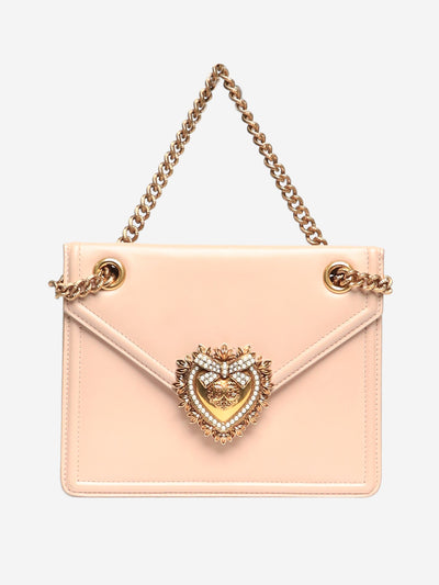 Light pink leather envelope crossbody bag Cross-body bags Dolce & Gabbana 