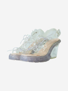Simone Rocha Clear Jelly Trek lace-up sandals - size EU 40