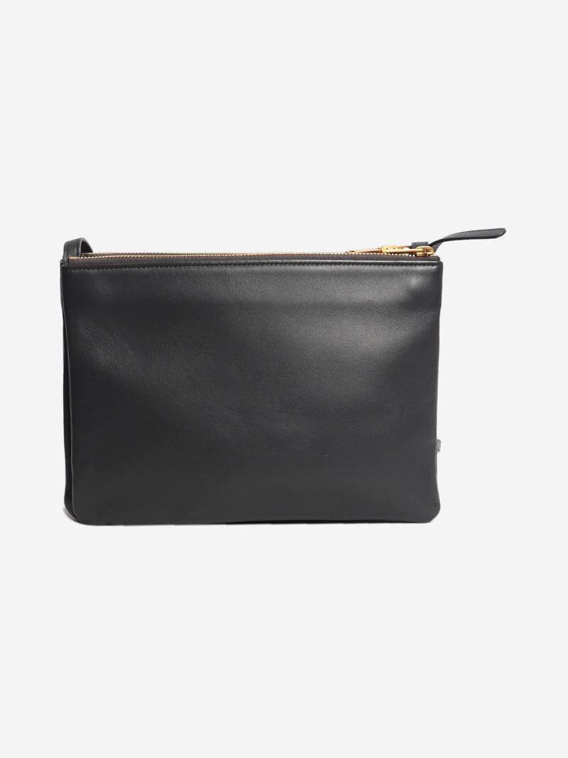 Black Trio large shoulder bag