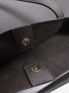 Grey leather Shopping E/W tote bag Tote Bags Saint Laurent 