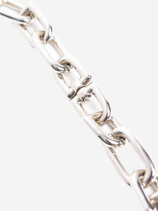 Balenciaga Silver B chain necklace