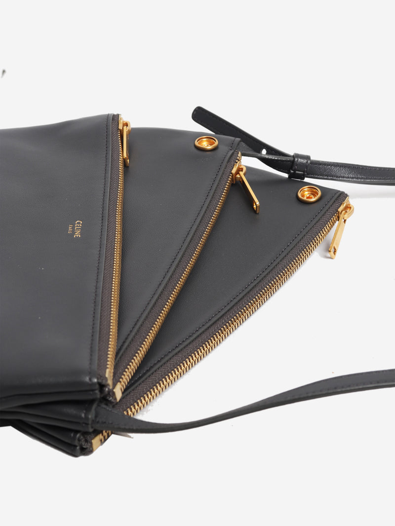 Black Trio large shoulder bag