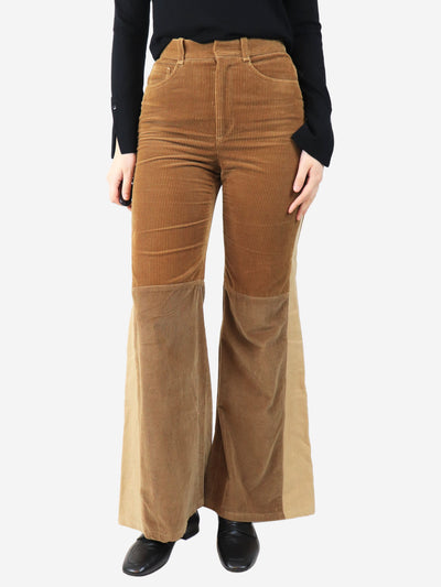 Brown corduroy trousers - size UK 8 Trousers Chloe 