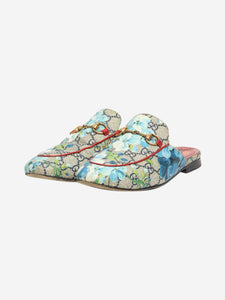 Gucci Multicolour Princetown floral slippers - size EU 36.5