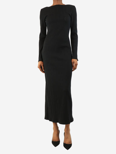 Black ribbed scoop-back maxi dress - size XS Dresses Reformation 