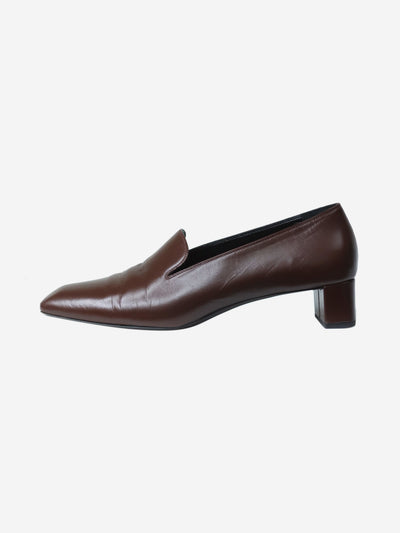 Brown square-toe heel pumps - size EU 40 (UK 7) Heels The Row 