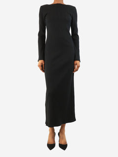Black ribbed scoop-back maxi dress - size XS Dresses Reformation 
