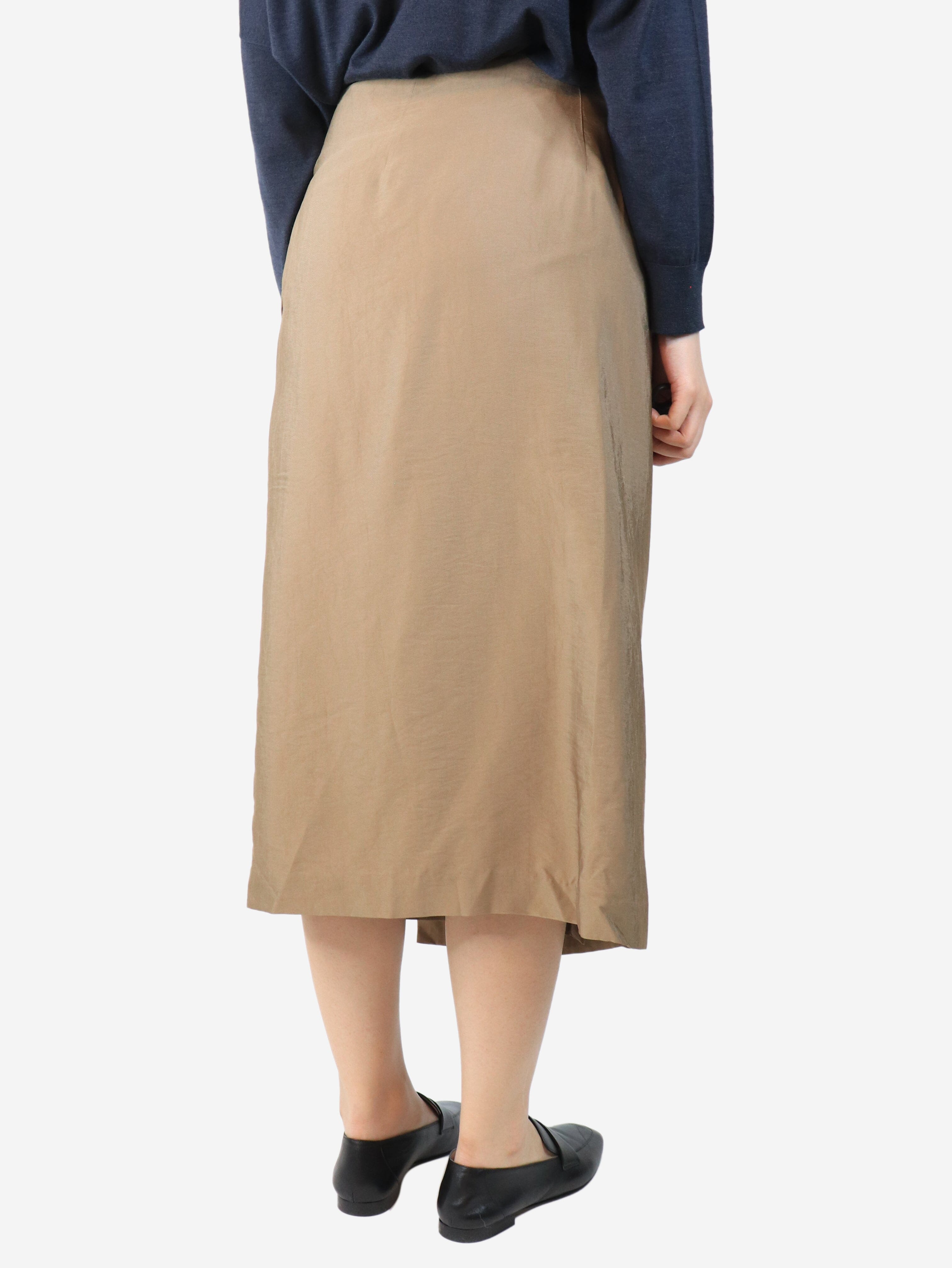 Brown midi skirt - size UK 10 Skirts Vince 