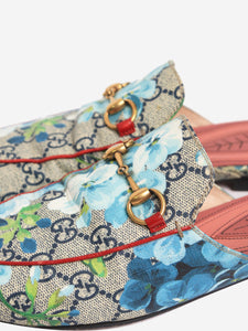 Gucci Multicolour Princetown floral slippers - size EU 36.5