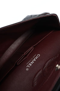Chanel Black 2011 medium lambskin Classic Double Flap bag