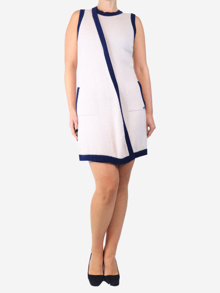 Light pink sleeveless cashmere dress - size UK 12 product image