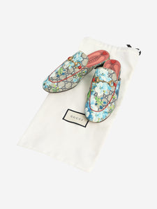 Gucci Multicolour Princetown floral slippers - size EU 36.5