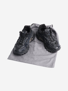 Balenciaga Black Track.2 trainers - size EU 38