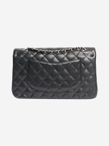 Chanel Black 2008 medium caviar leather Classic Double Flap bag