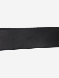 Etro Black Bohemian half-moon belt - size