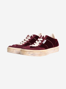 Golden Goose Burgundy Soul-star trainers - size EU 37