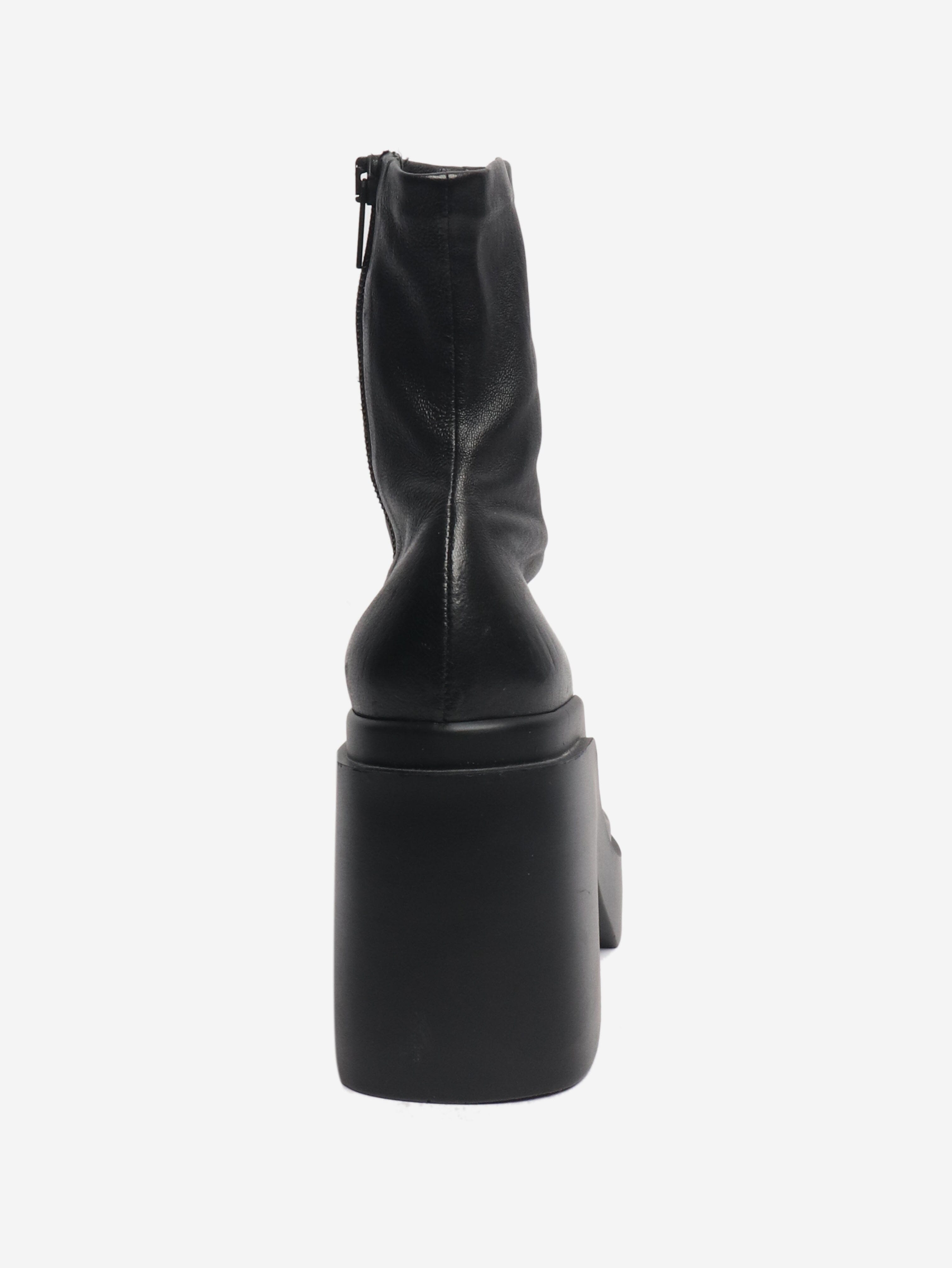 Black Nina leather ankle boots - size EU 37.5 Boots Clergerie 