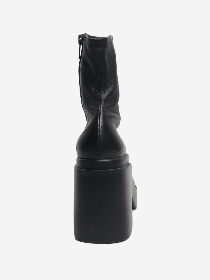 Black Nina leather ankle boots - size EU 37.5 Boots Clergerie 