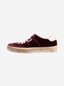 Golden Goose Burgundy Soul-star trainers - size EU 37