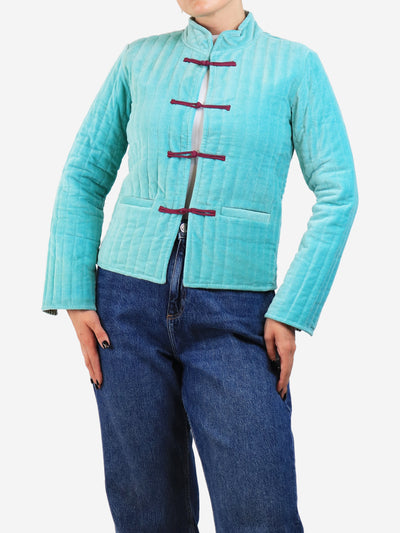 Turquoise quilted jacket - size S Coats & Jackets Maria De La Orden 