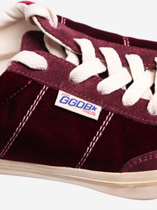 Golden Goose Burgundy Soul-star trainers - size EU 37