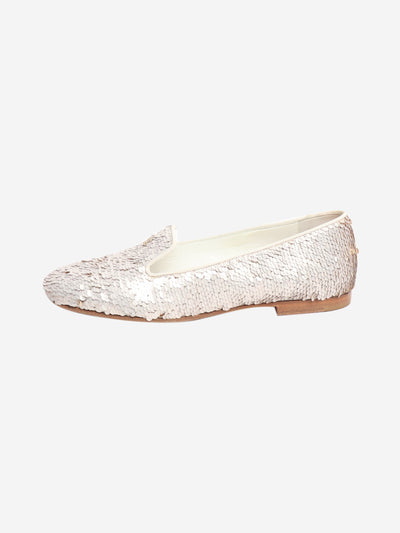 Pink sequin loafers - EU 36.5 Shoes Chanel 