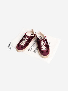 Golden Goose Burgundy Soul-star trainers - size EU 37