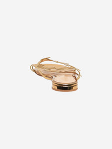 Gianvito Rossi Gold Flavia sandals - size EU 37.5