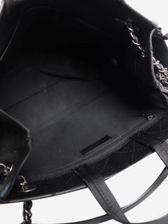 Black 2015 calfskin CC Pocket tote bag Tote Bags Chanel 