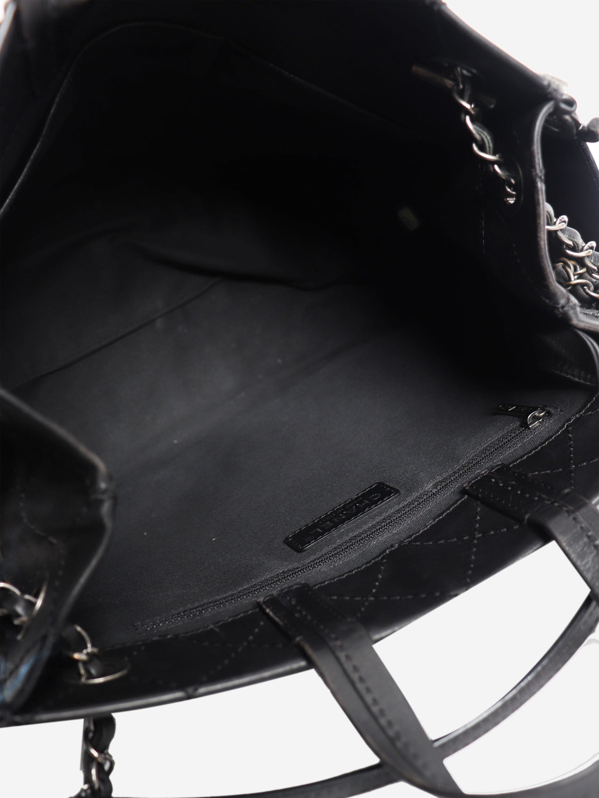 Black 2015 calfskin CC Pocket tote bag Tote Bags Chanel 