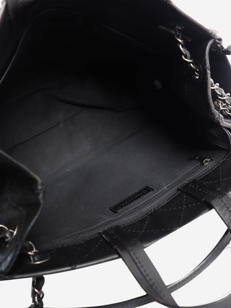Black 2015 calfskin CC Pocket tote bag Tote Bags Chanel 