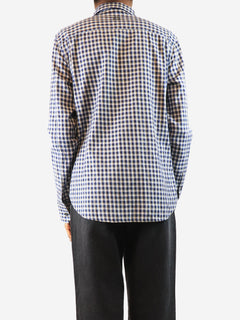 Blue luxury pleated shirt - size UK 8 Tops Loewe 