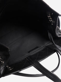 Black 2015 calfskin CC Pocket tote bag Tote Bags Chanel 