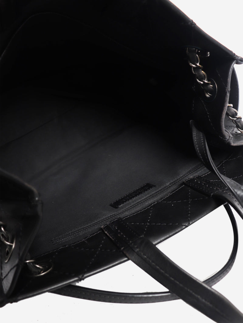Black 2015 calfskin CC Pocket tote bag Tote Bags Chanel 