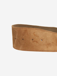 Etro Brown suede belt