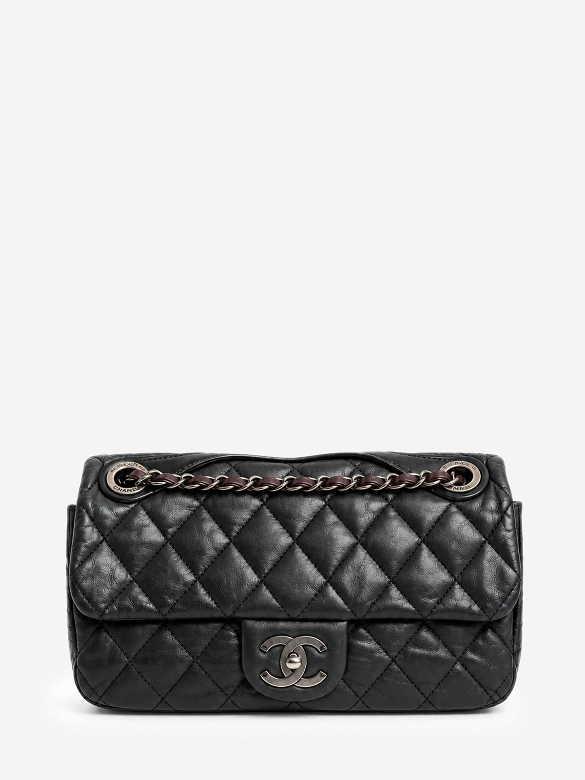 Black 2010 quilted leather flap shoulder bag Shoulder bags Chanel 