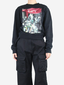 Off-White Black Caravaggio painting sweatshirt - size S