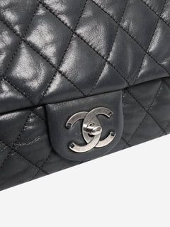 Black 2010 quilted leather flap shoulder bag Shoulder bags Chanel 