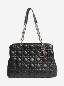 Christian Dior Black medium Lady Dior Soft tote