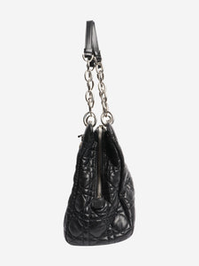 Christian Dior Black medium Lady Dior Soft tote