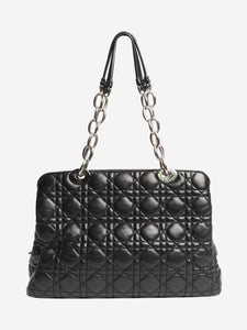 Christian Dior Black medium Lady Dior Soft tote
