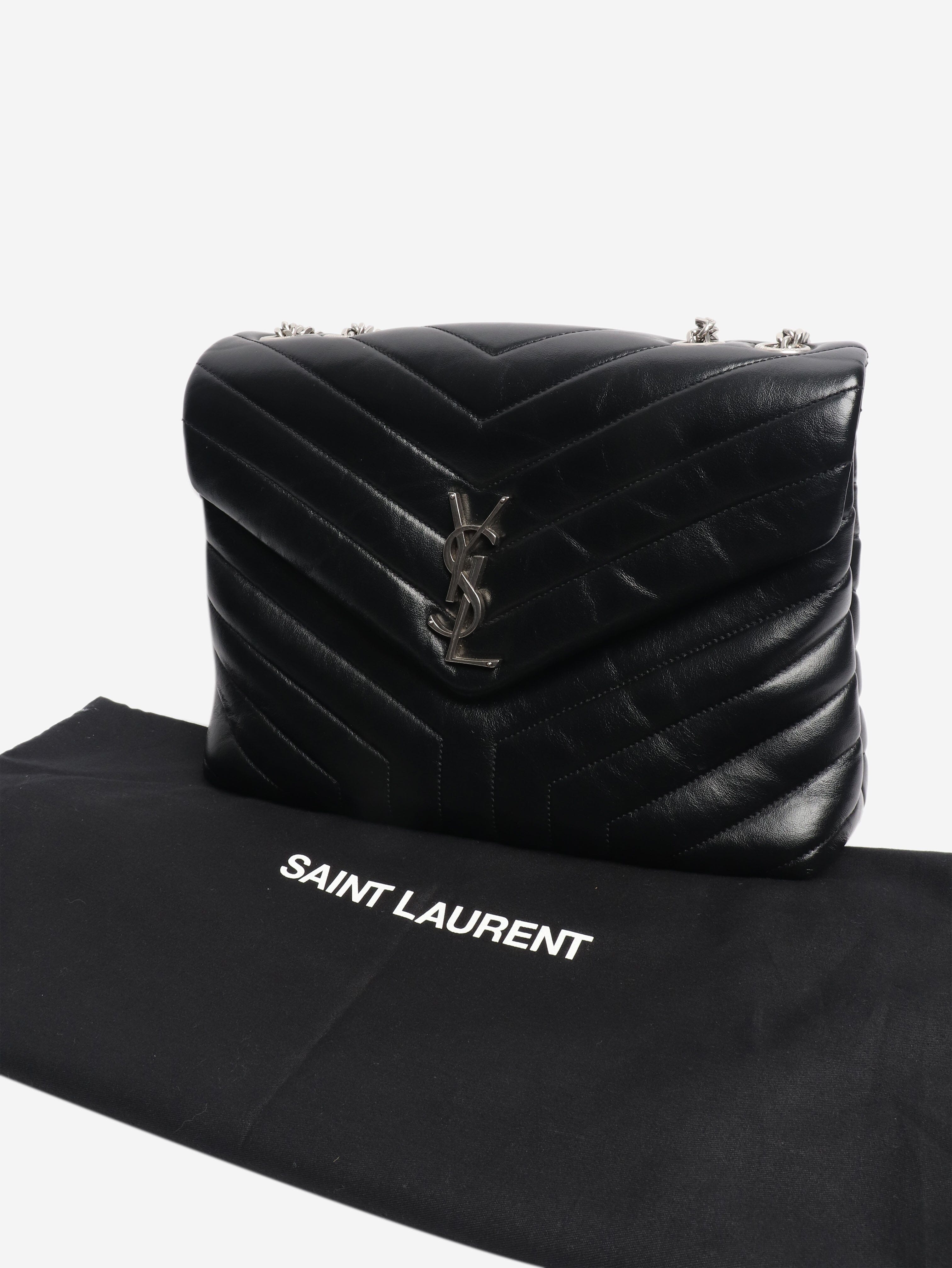 Black Loulou quilted leather shoulder bag Shoulder bags Saint Laurent 