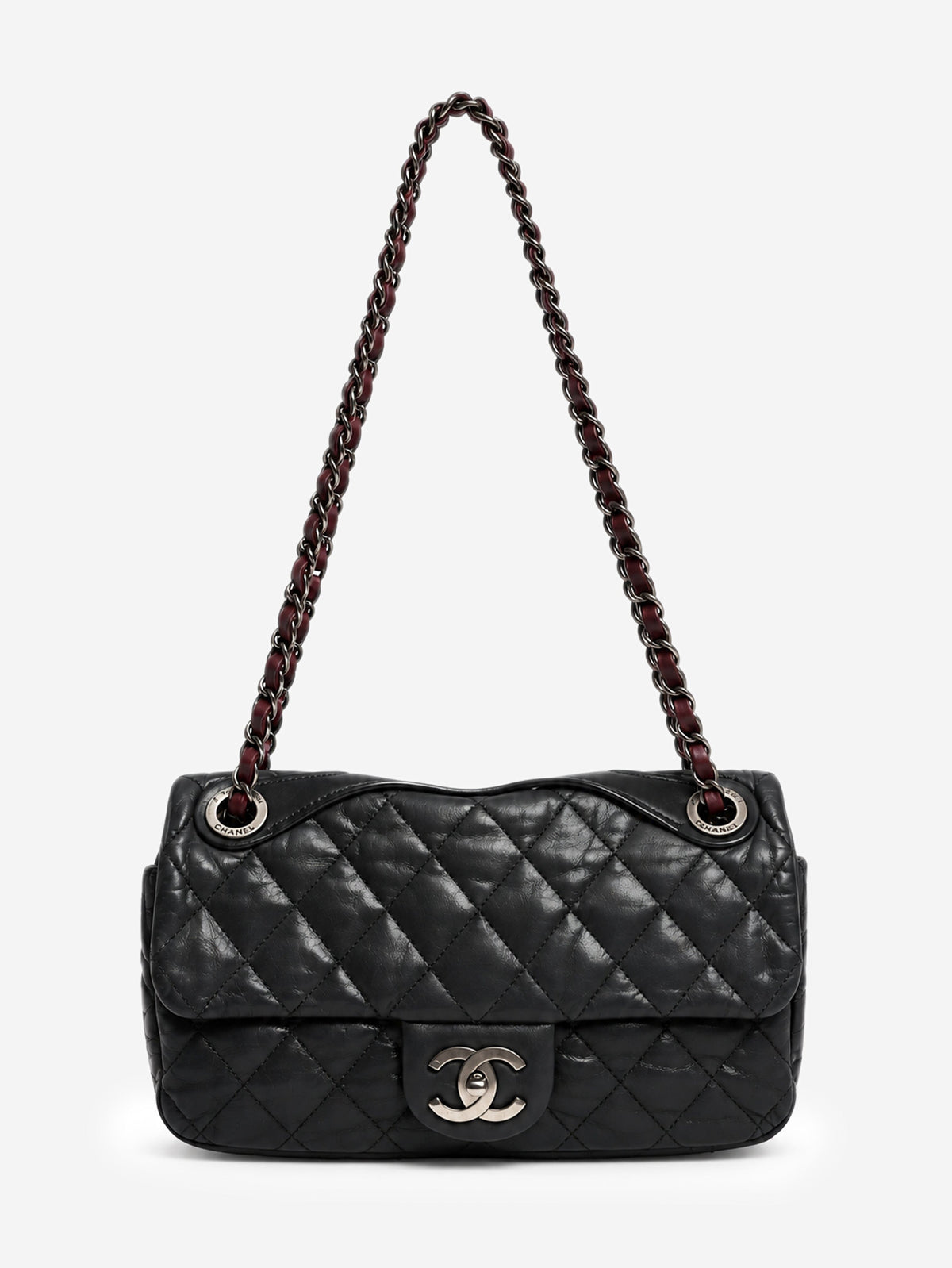 Black 2010 quilted leather flap shoulder bag Shoulder bags Chanel 