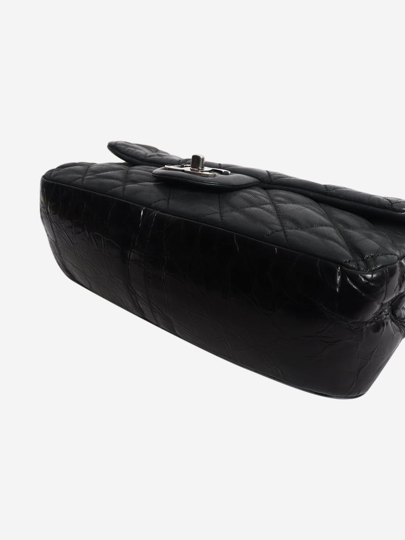 Black 2010 quilted leather flap shoulder bag Shoulder bags Chanel 