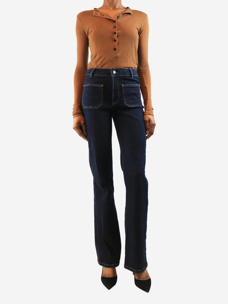 Blue Dompay flared jeans - size UK 8 alternate image